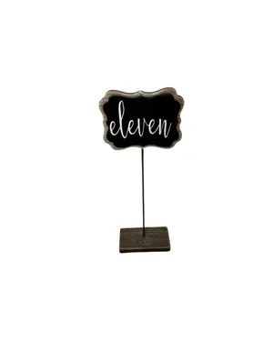 Rustic Chalkboard Table Numbers Set (1-20)