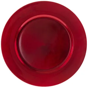 Red Acrylic Charger