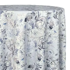 Dusty Blue Floral (Poly Print)