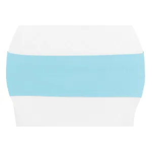 Baby Blue Spandex Chair Band