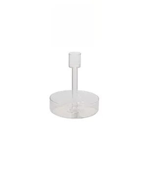 Clear Taper Candle Holder 5
