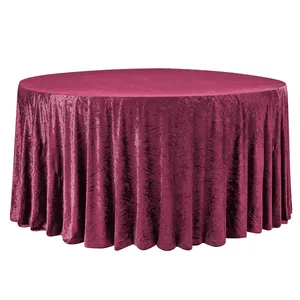 Burgundy Velvet Linen