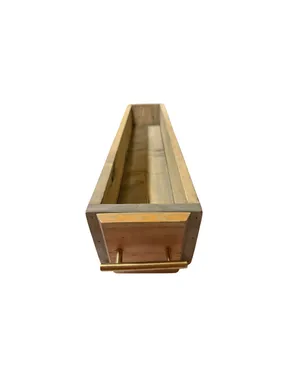 Natural Rustic Wooden Drawer Centerpiece