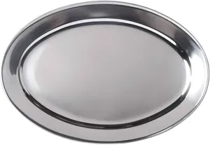 Oval Stainless Steel Serving Platter 25 7/8 