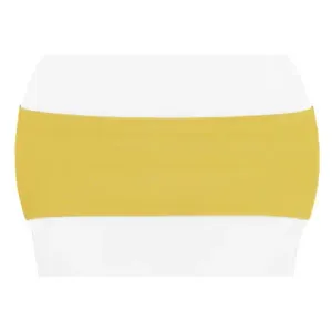 Gold Spandex Chair Band