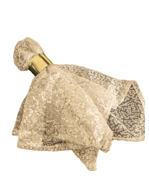 Gold Thin Sequin Napkin