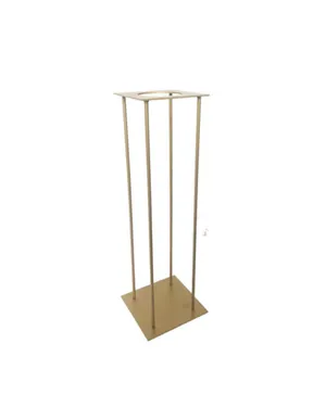 Bronze Metal Pillar Centerpiece