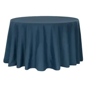 Navy Blue Matte Linen