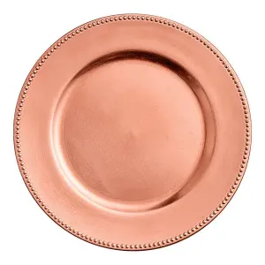 Rose Gold Acrylic Charger  
