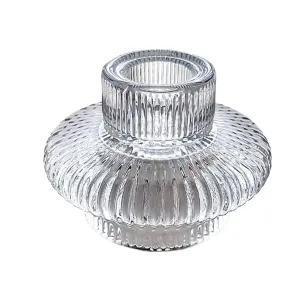 Glass Taper Candle Holder