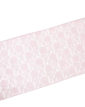 Light Pink Lace Table Runner