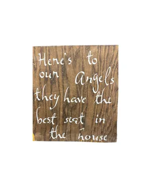 Passed On Loved Ones Wooden Sign 