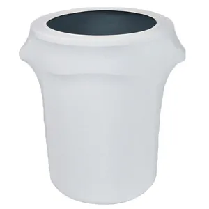White Trashcan Covers