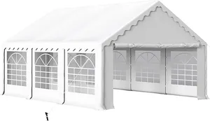 16x20 White Ruffle Frame Tent