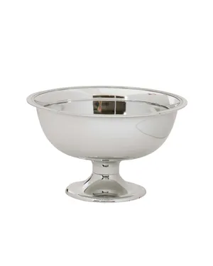 Silver Pedestal Floral Vase Centerpiece