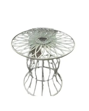 Flower Side End Table