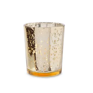 Gold Mercury Votive Candle Holder