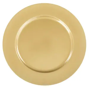 Gold Acrylic Charger