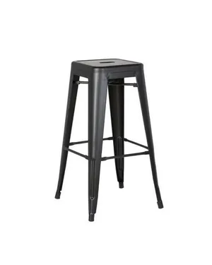 Black Metal Stool