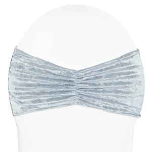 Dusty Blue Velvet Chair Band