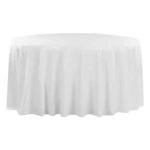 White Sequin Linen
