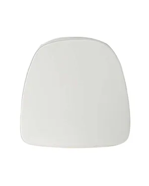 White Fabric Chair Cushion Pad