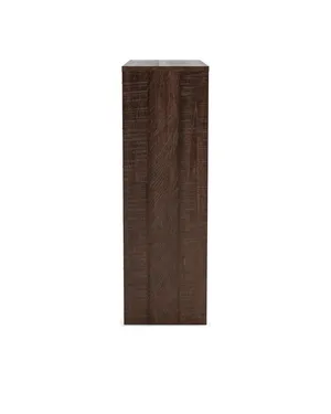 Wooden Cube Pedestal