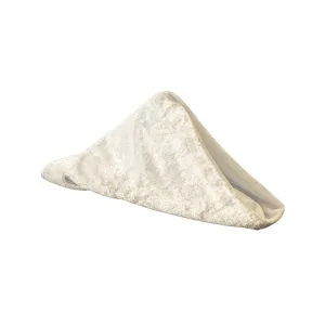 Ivory Velvet Napkin