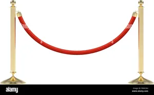 2 Poles & 1 rope for red carpet 