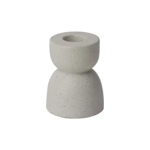  Modern Gray Sabi Candle Holder 3.25