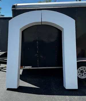 2 Piece Wooden Arch 8'x6' 