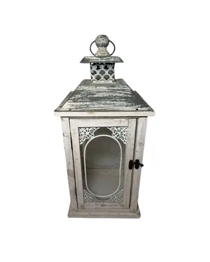 Rustic White Lantern