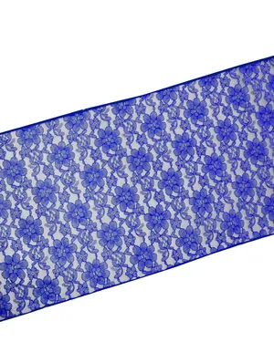 Navy Blue Lace Table Runner