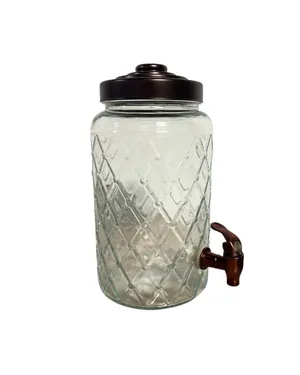 Diamond Chocolate Lid Beverage Dispenser 1.5gl