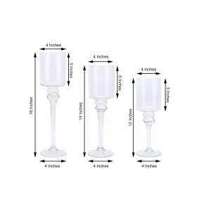 Tealight candle holder set of 3 