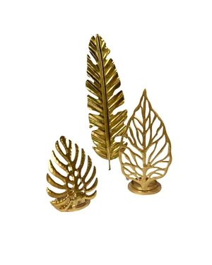Gold Leaf Decor Set