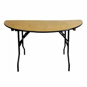 Half Moon Wooden Table 5ft