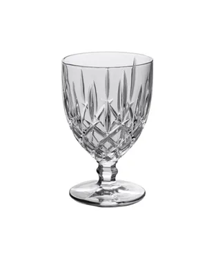 Short Cut Glass Goblet