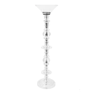 Acrylic Flower Candle Holder Centerpiece