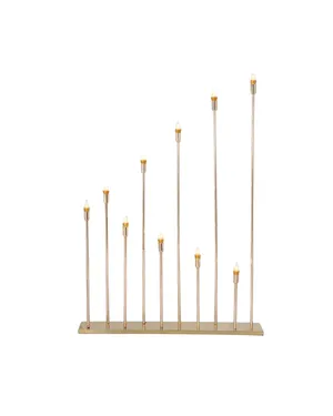 10 Head Metal Candelabra Centerpiece