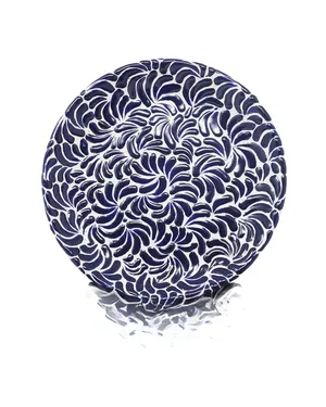 Navy Blue Barro Dinner Plate