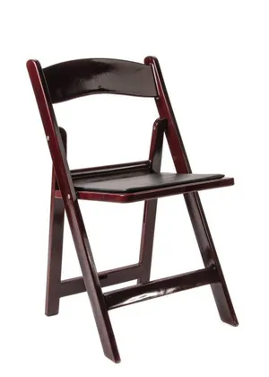 Mahogany Resin Folding Chair