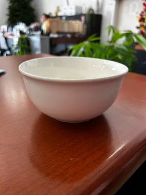 White Dinner Bowl