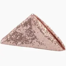 Rose Gold Sequin Napkin