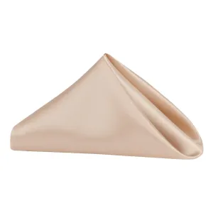Champagne Satin Napkin