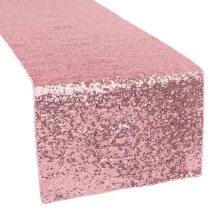 Pink Sequin Table Runner