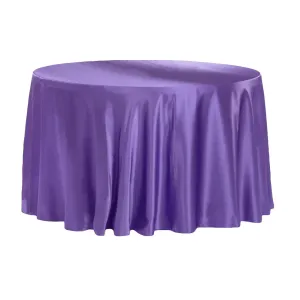 Purple Satin Linen