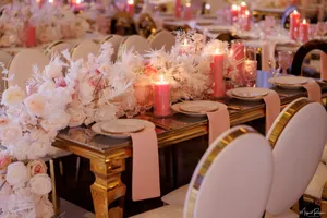 Nicole Long Floral Table Arrangement 