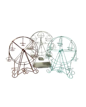 Vintage Ferris Wheel Cupcake Holder Set