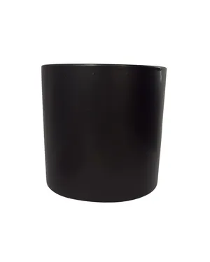 Black Floral Planter